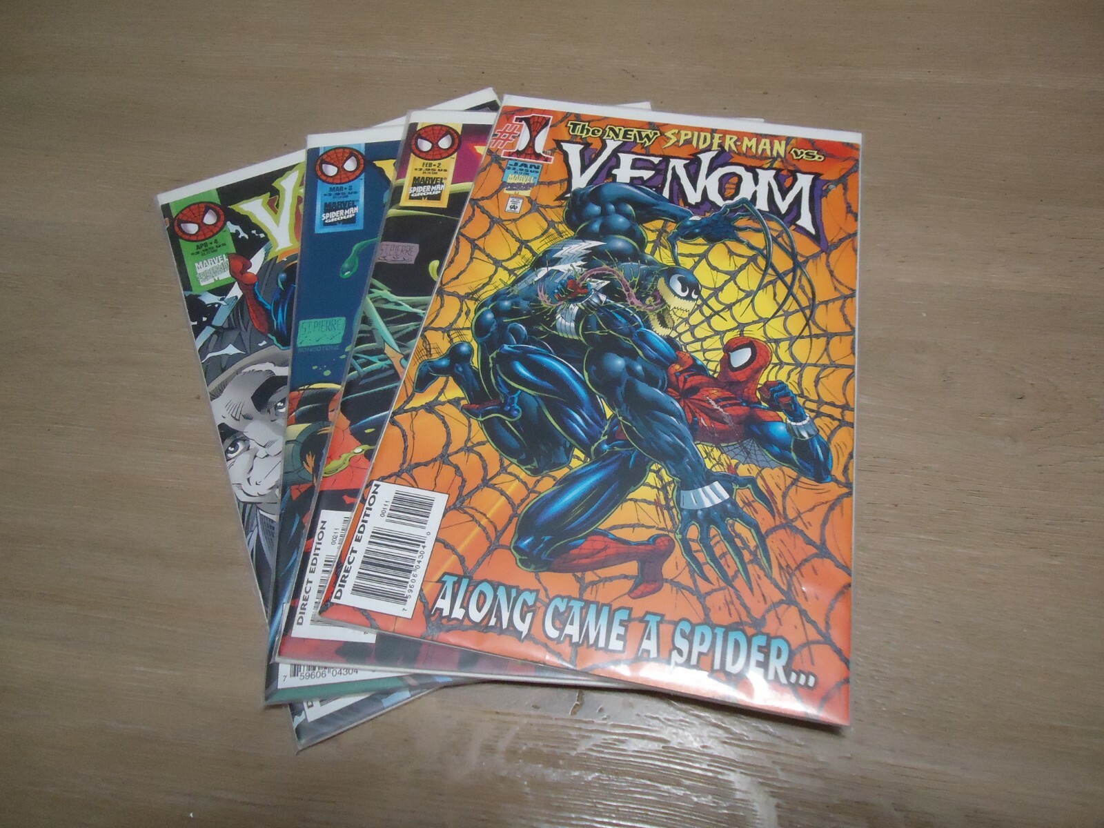 VENOM ALONG CAME A SPIDER COMPLETE SERIES 1-4 HIGH GRADE