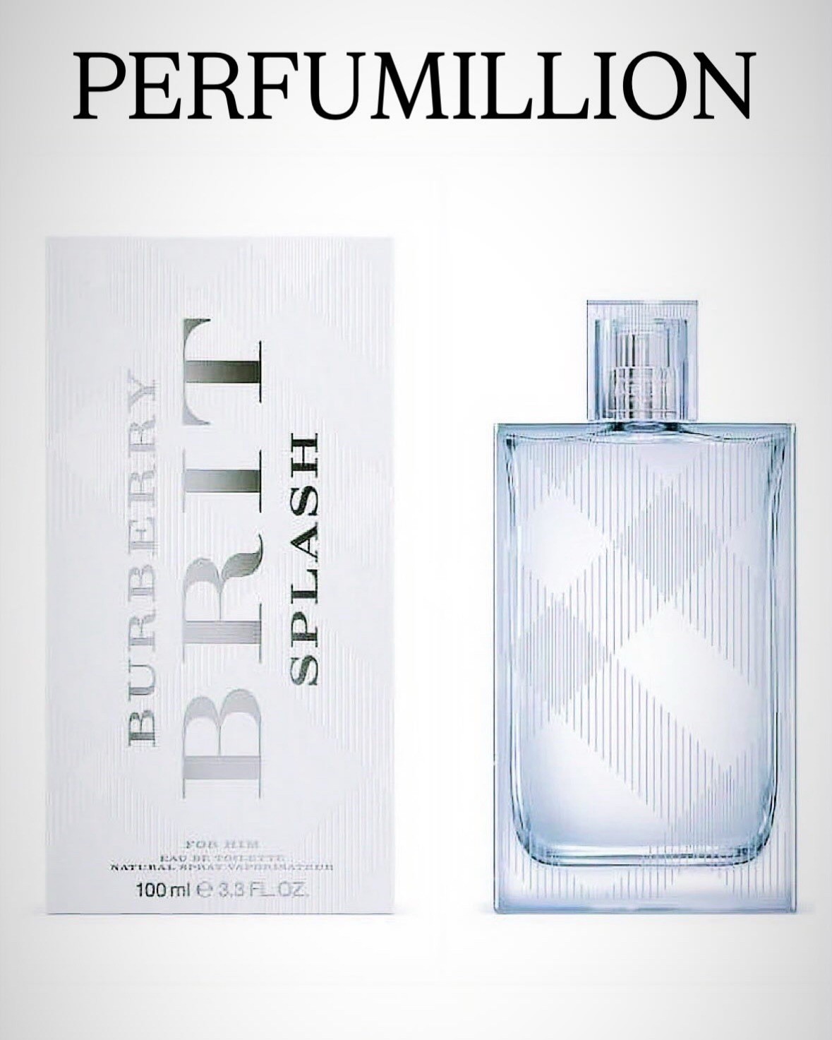 Brit Splash 3.3 by Burberry Eau De Toilette 100 ml Spray Cologne For Men NIB