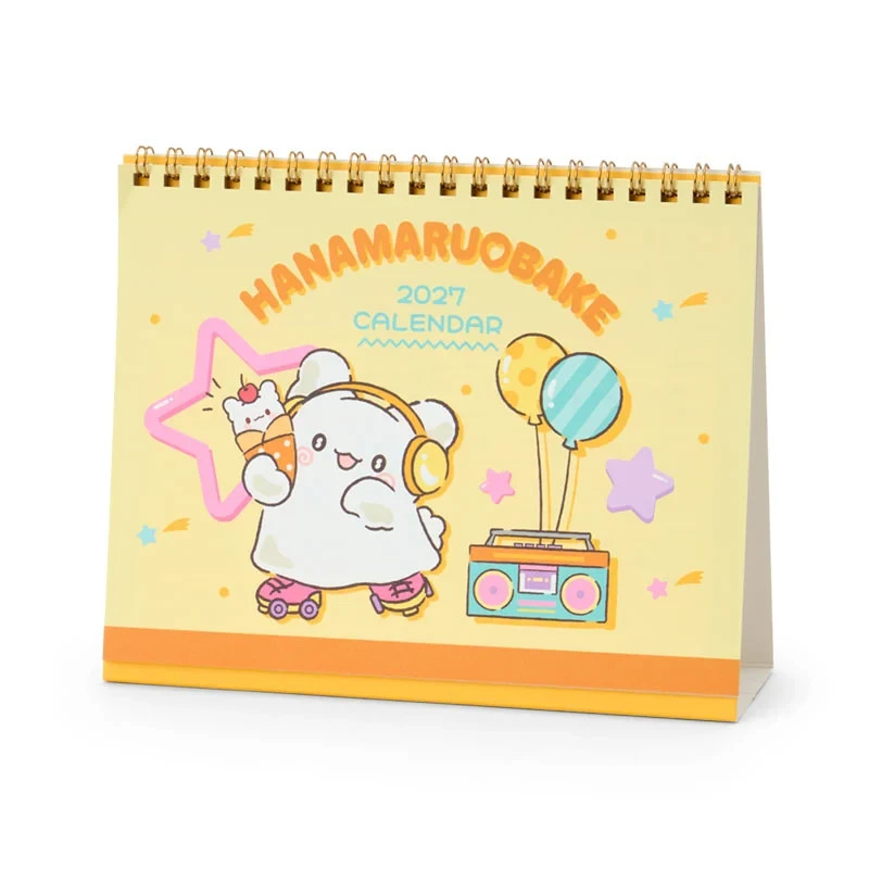 Hanamaruobake Desktop Ring Calendar 2027 Sanrio Kawaii Japan Japanese