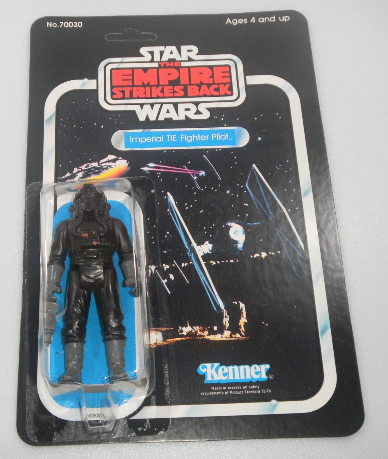 RECARDED 1982 Star Wars ESB TIE Fighter Pilot 100% Complete Vintage Figure Lot