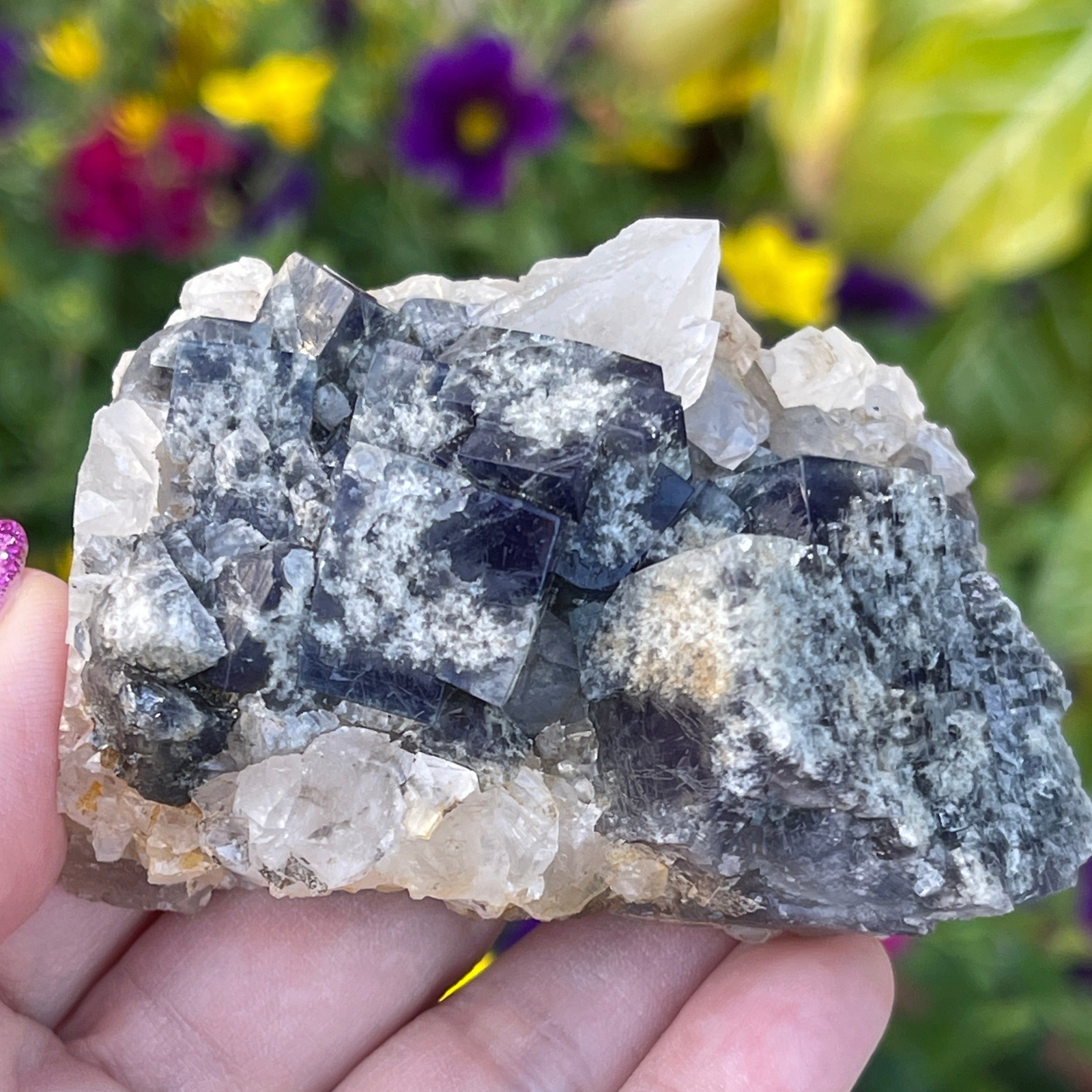 Fluorite Milky Way Pocket, Diana Maria Mine 161grams
