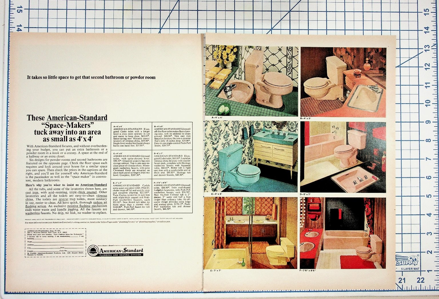 1950s American Standard Bathroom Ad \ 1950s American Standard Bathroom Ad \