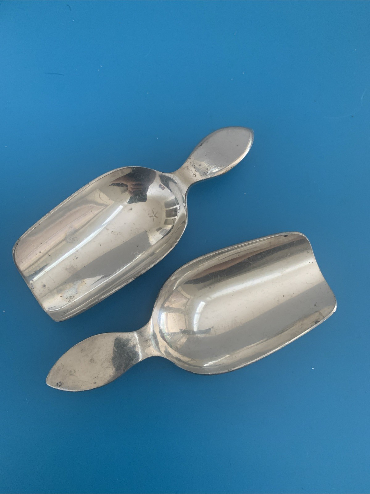 Colonial Williamsburg Restoration Stieff Pewter Kitchen Coffee Tea Scoop 4.75”