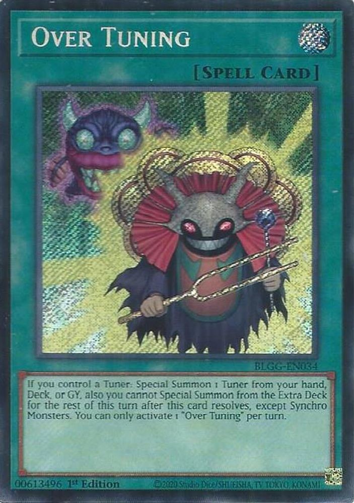 Over Tuning BLGG-EN034 Secret Rare 1st Ed