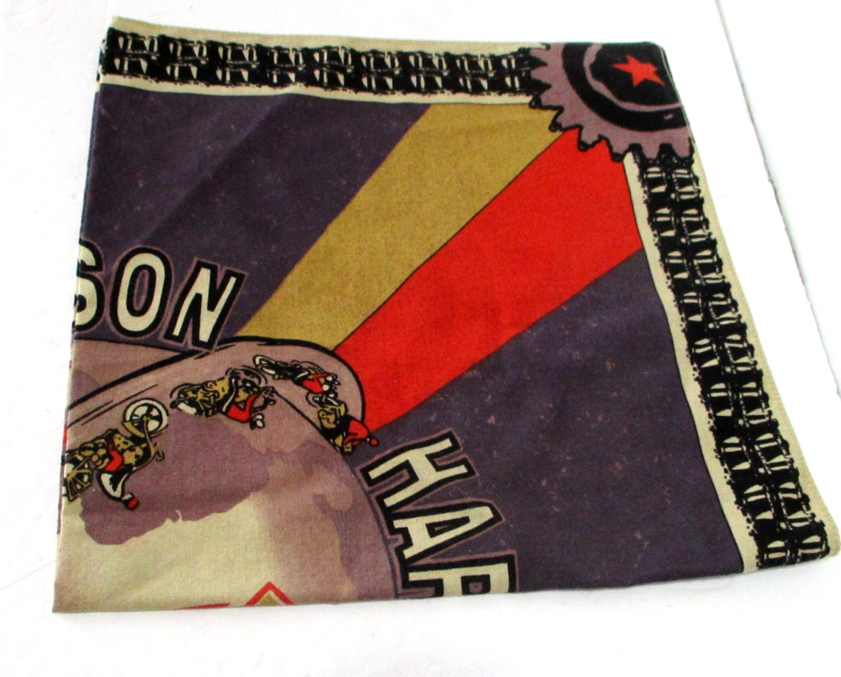 Vintage Harley Davidson Bandana, circa 2003, NEW