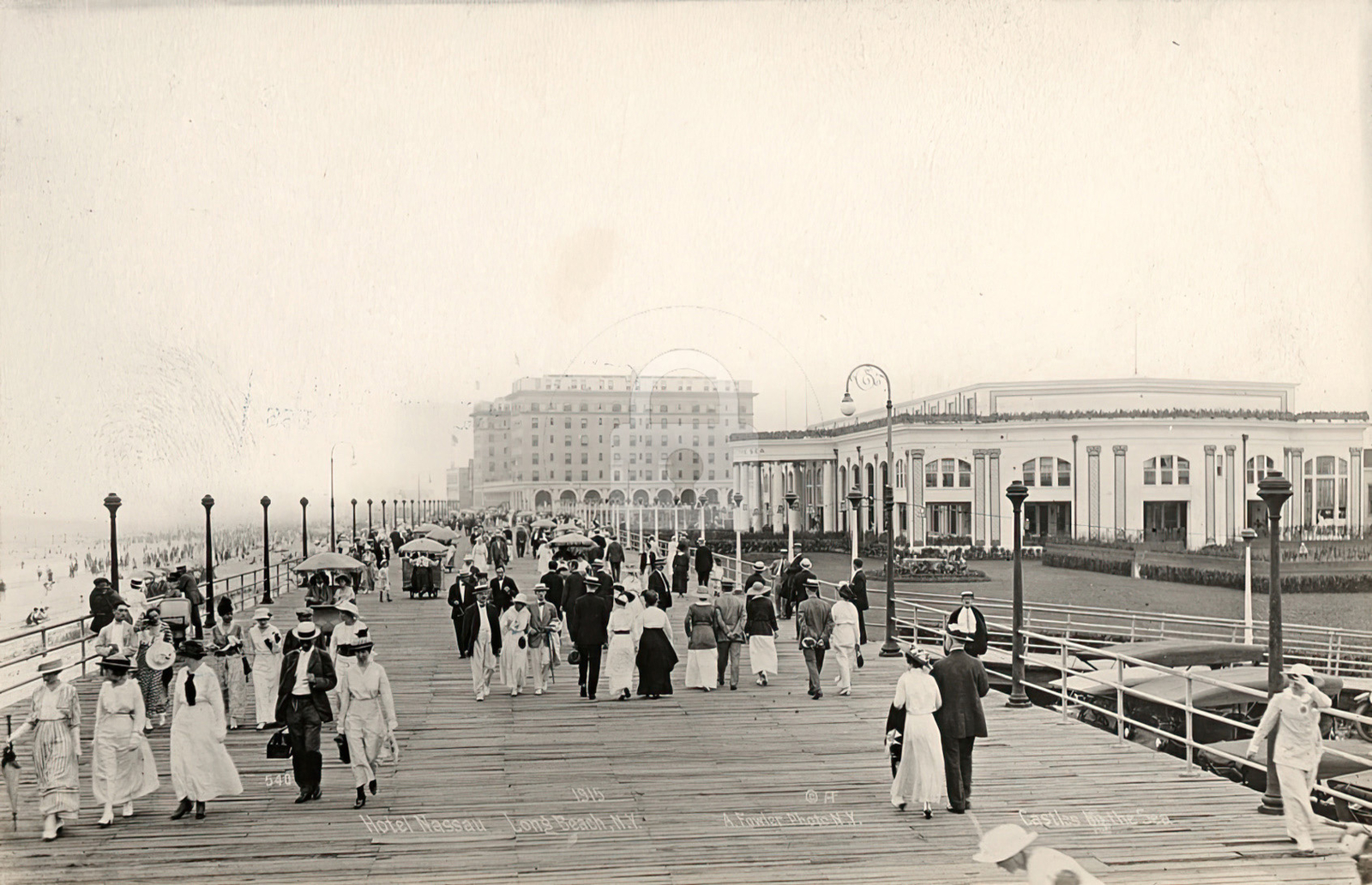 Hotel Nassau Long Beach NY New York 7 1915 RPPC Photo Postcard COPY Hotel Nassau Long Beach NY New York 7 1915 RPPC Photo Postcard COPY