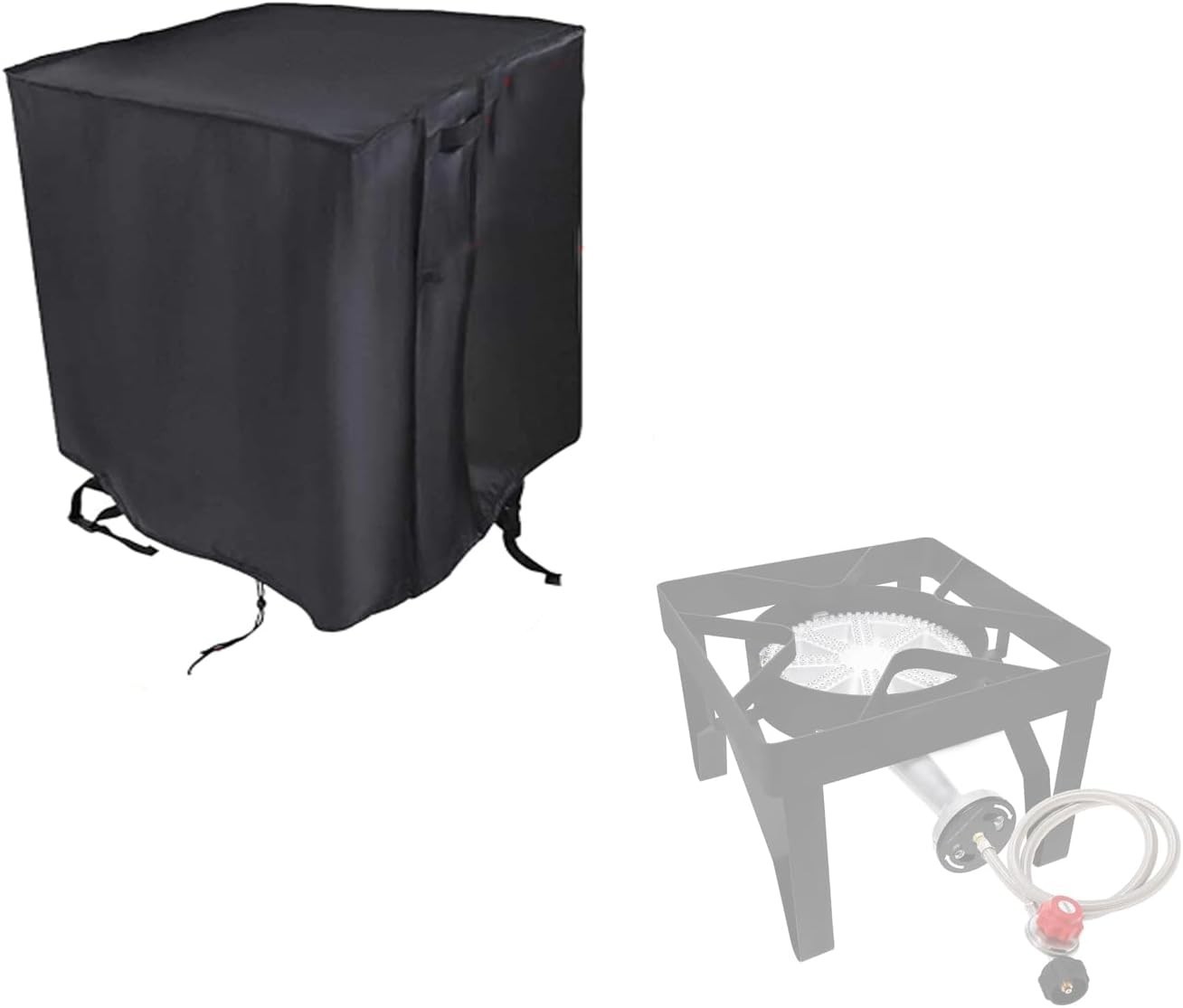 Outdoor Single Burner Stove Cover for GasOne 200K BTU Propane Burner, Waterpr... Outdoor Single Burner Stove Cover for GasOne 200K BTU Propane Burner, Waterpr...