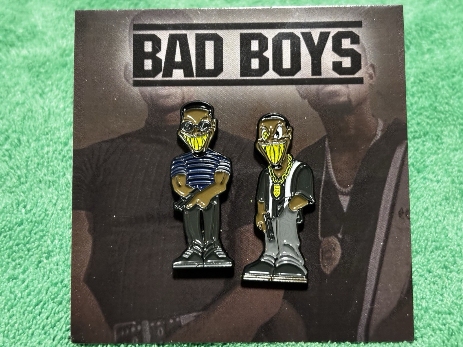 Pinzcity Bad Boys Mike Lowrey Marcus Burnett Hat Pins Will Smith Martin Lawrence