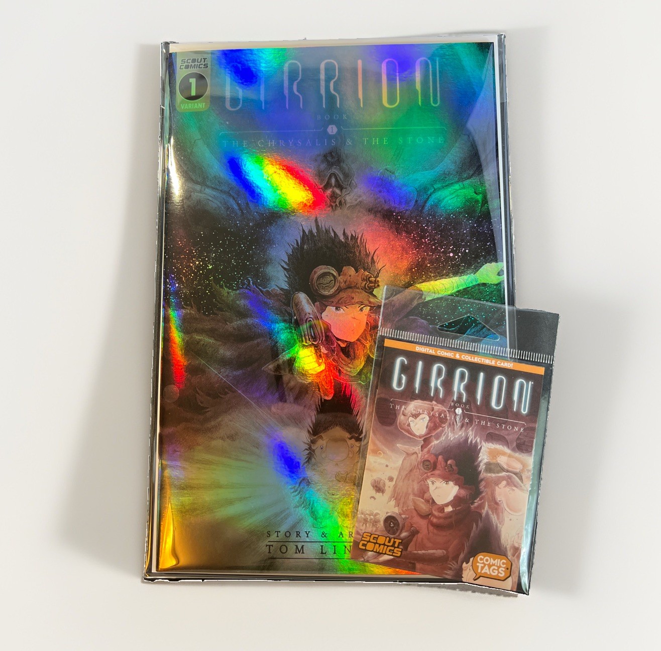 Girrion #1 (SCOUT Comics) Holofoil Variant Cover & Complete Digital Series.