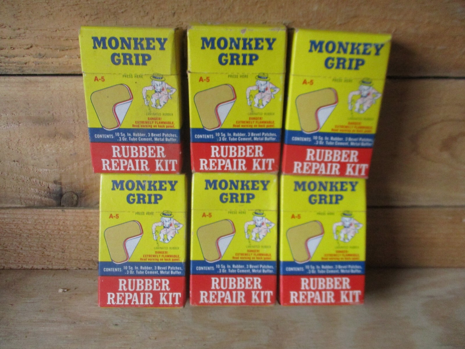 6 Monkey Grip Repair kits