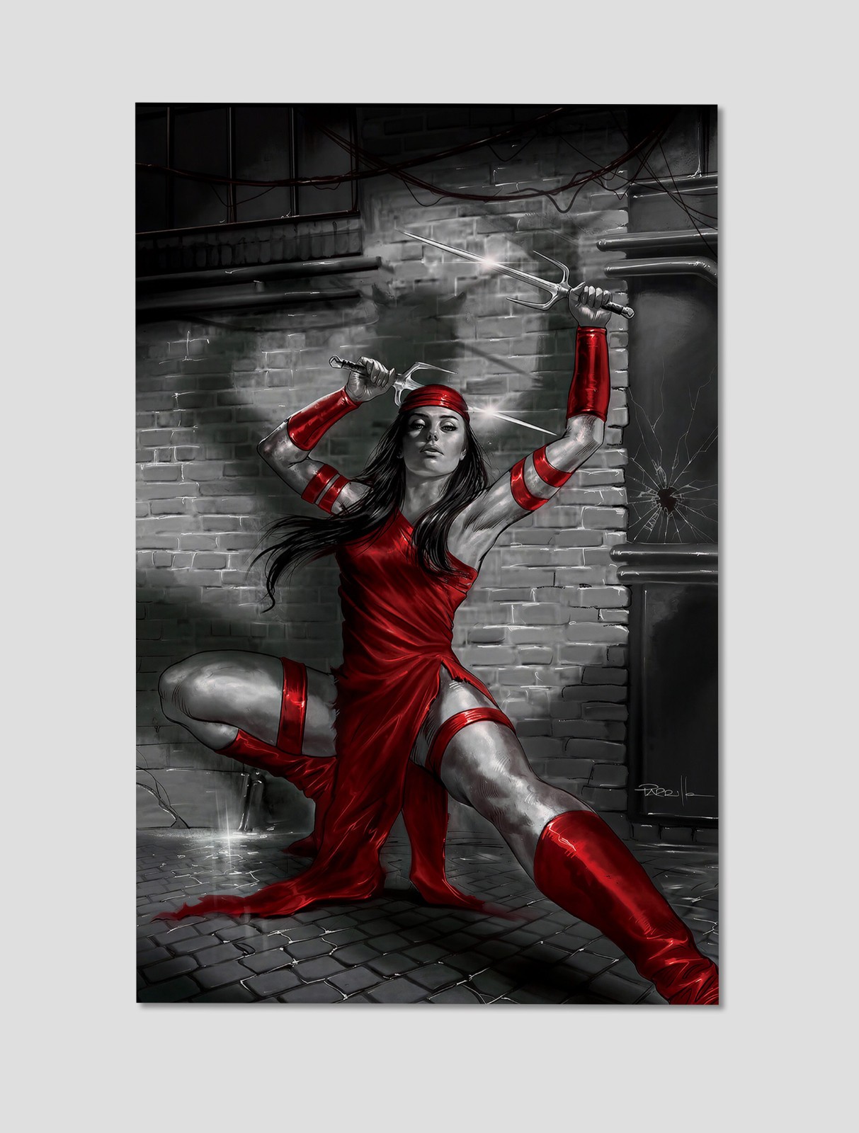 Elektra Black White & Blood #1  Giclee Print Poster 11\