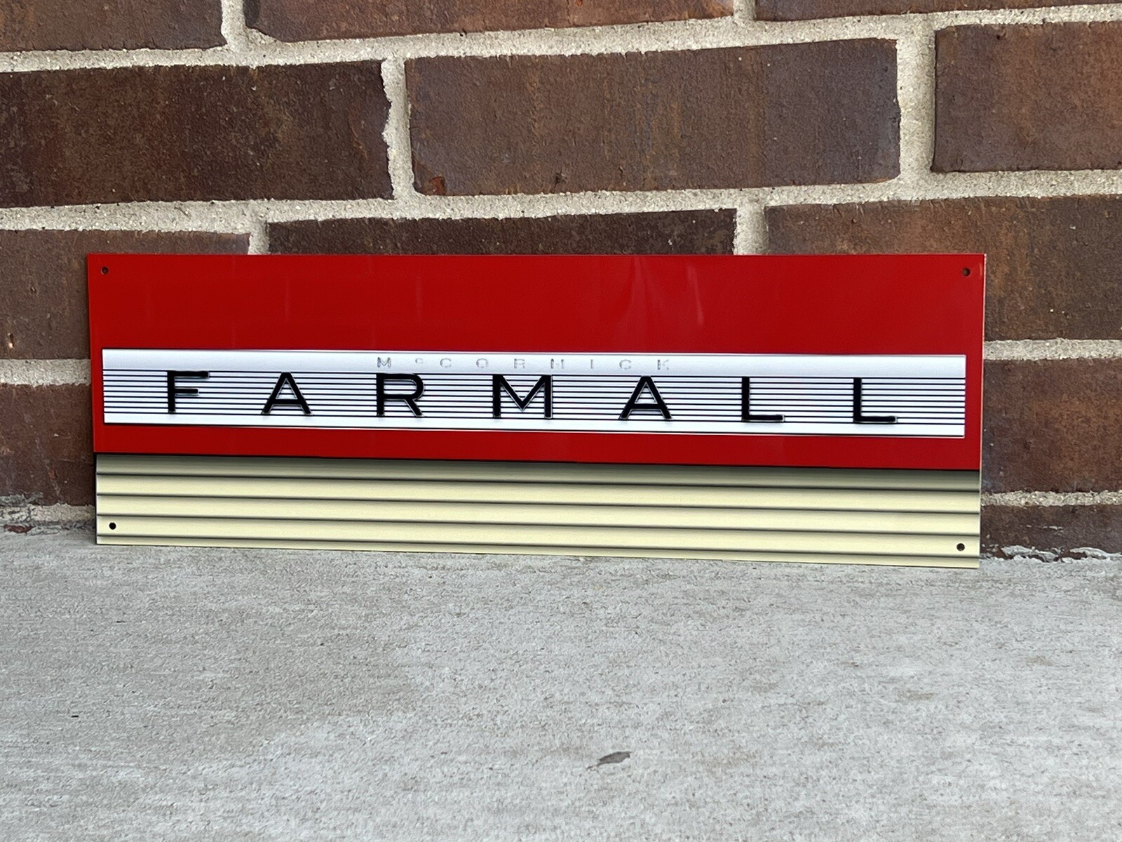 Farmall tractors 18x6  advertising garage sign Farming Farm Sign