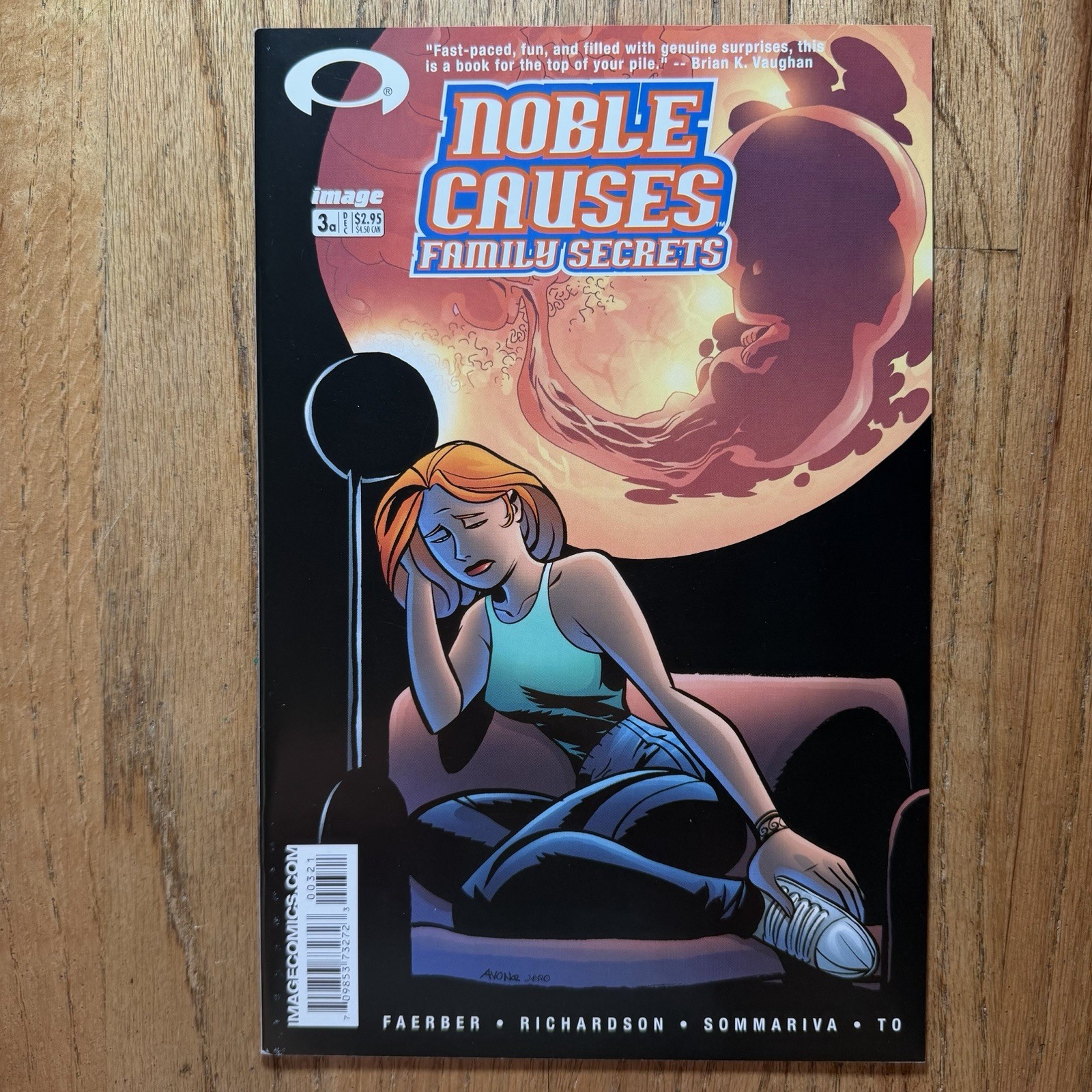 Noble Causes Family Secrets #3 1st Cameo Invincible App Cvr A Image 2002 VFNM