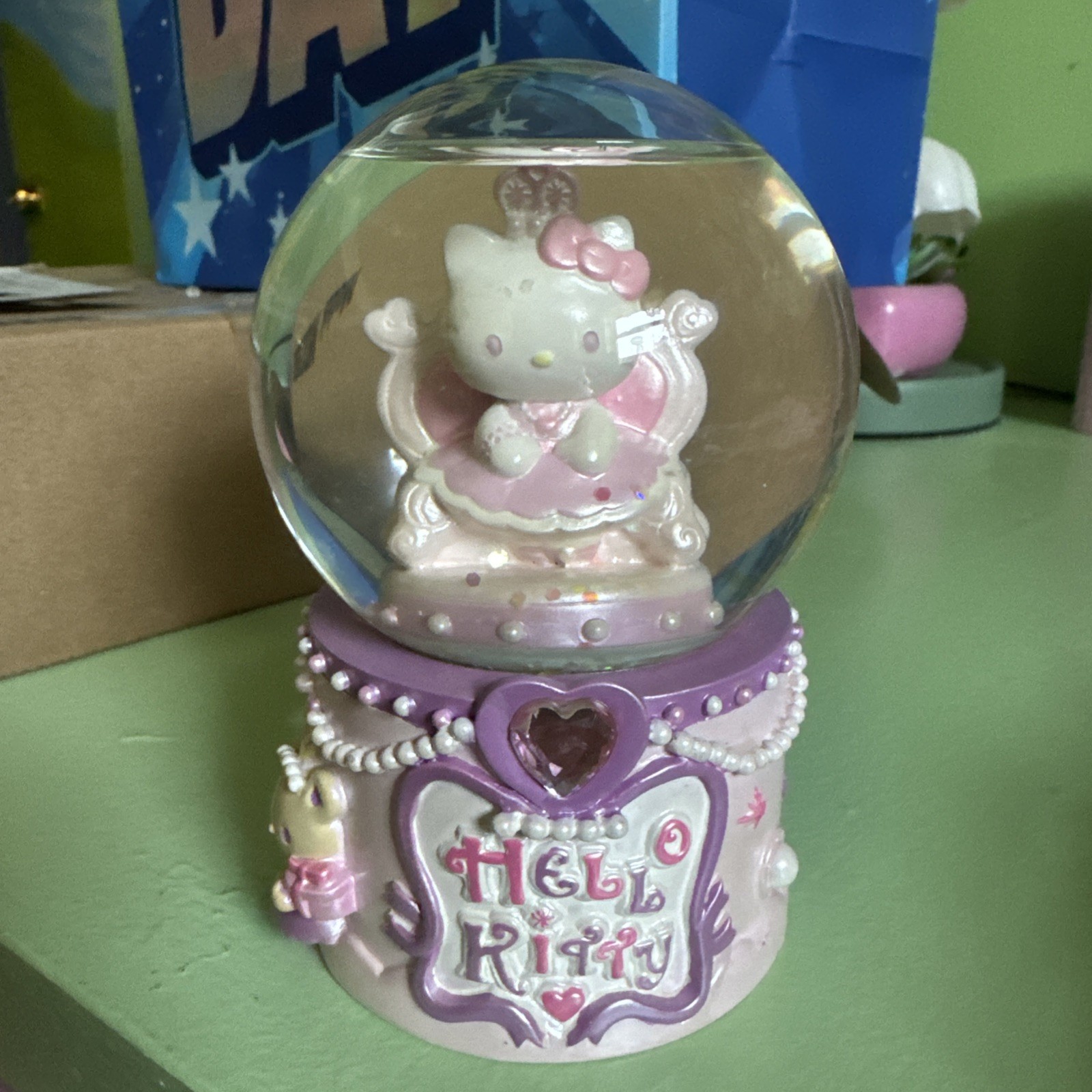Hello Kitty Ballerina Snow Globe 2005 Pink Sanrio vintage