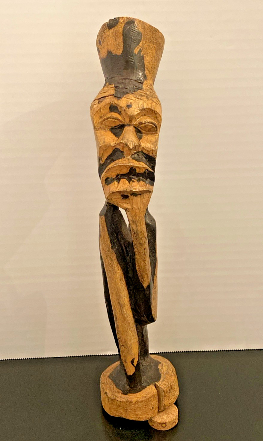 Vintage African Makonde Hand-Carved Ebony Wood Figurine