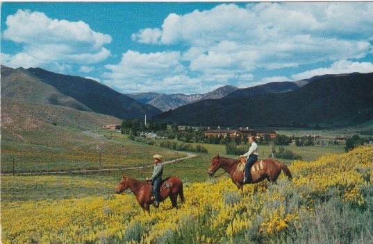 Horseback Riding on Penny Mountain-SUN VALLEY, Idaho