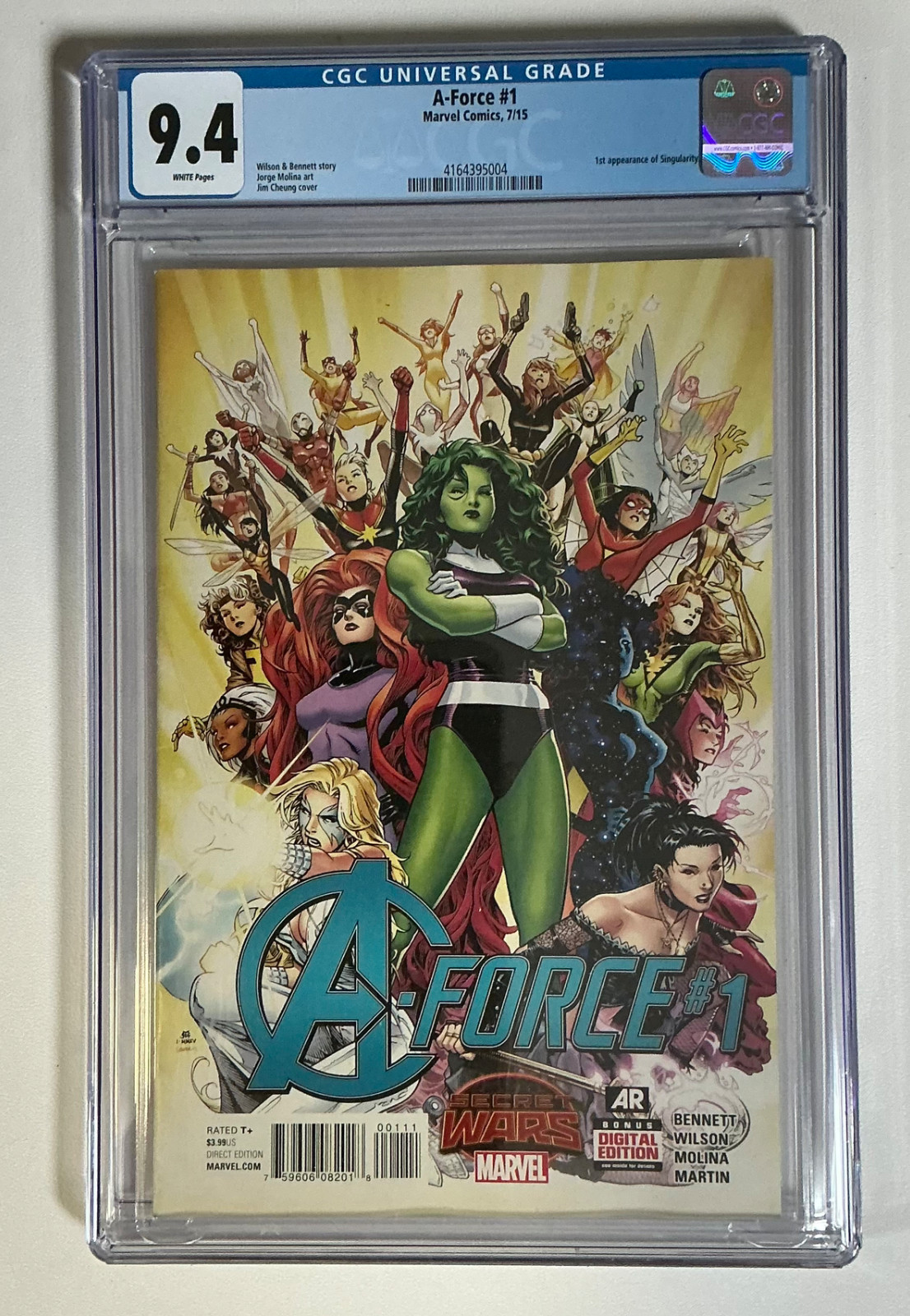 A-FORCE #1 CGC 9.4 2015 Marvel Comics