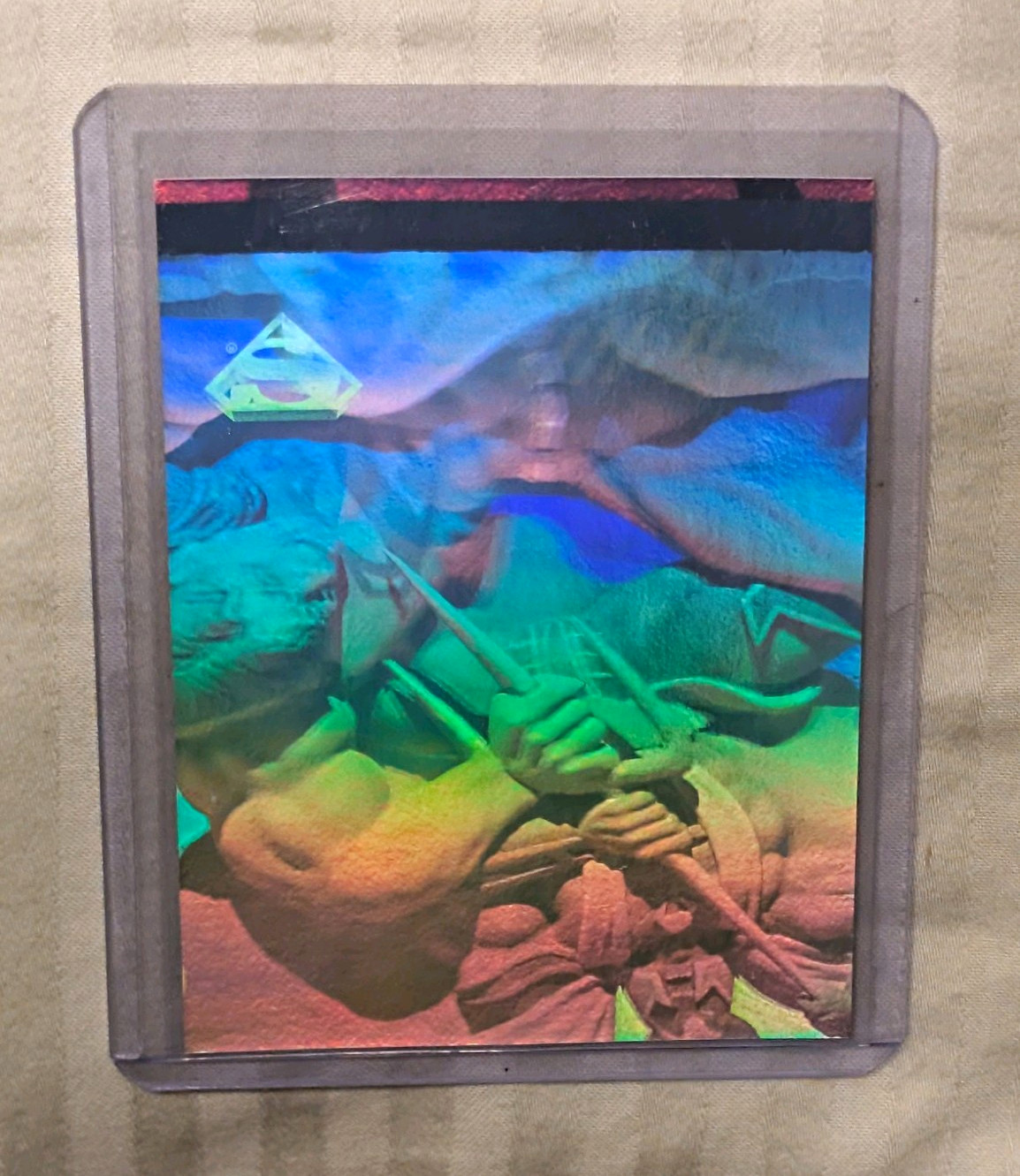 (ERROR CARD)  1996 Superman Holo Series \