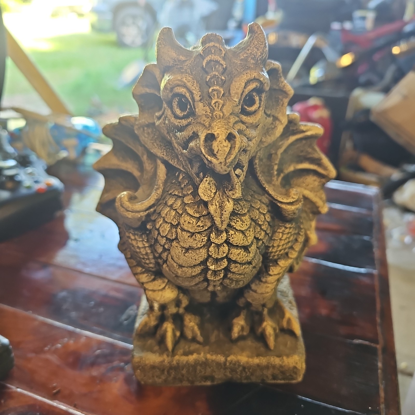 WINDSTONE EDITIONS NORTH HOLLYWOOD CALIFORNIA DRAGON GARGOYLE STATUE 9” HEAVY