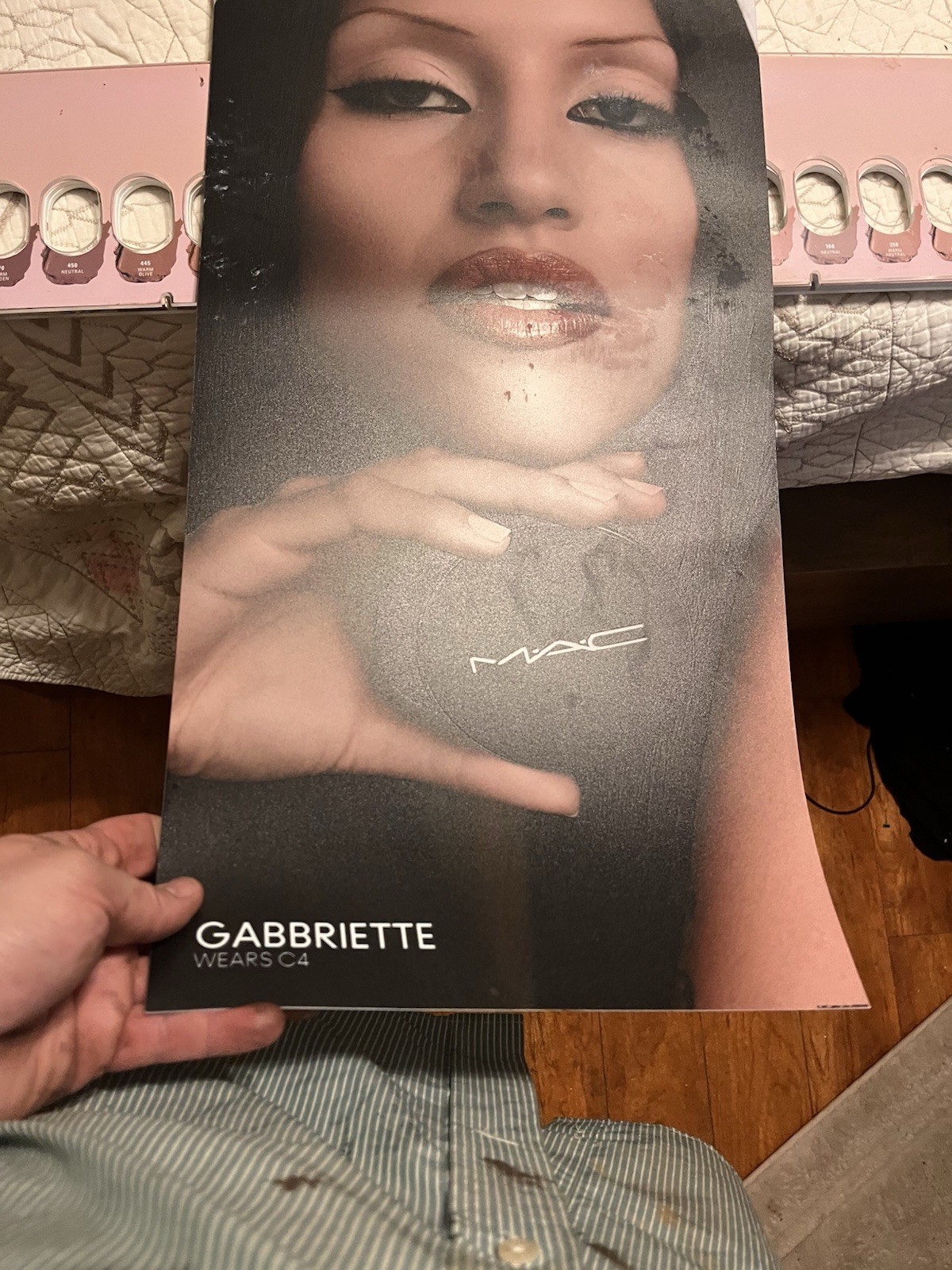 Authentic MAC Cosmetics Backlit Display Banner Doja Cat Gabbriette Translucent Authentic MAC Cosmetics Backlit Display Banner Doja Cat Gabbriette Translucent