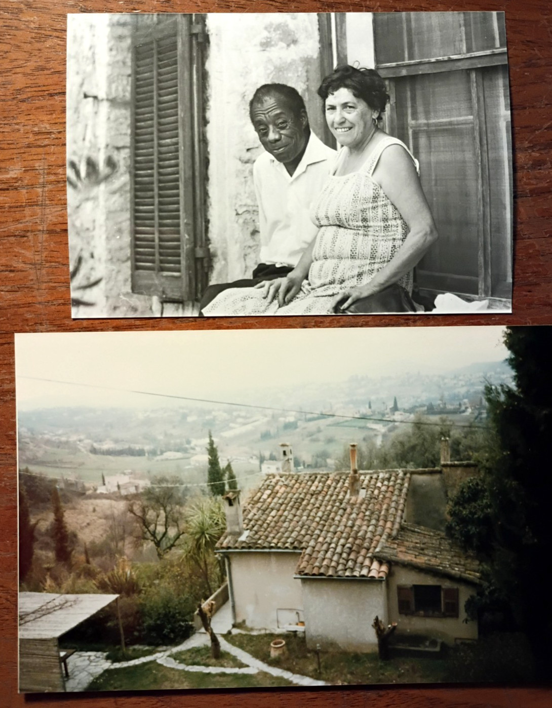 2 Unpublished James Baldwin Photos ~ Landlady Jeanne Faure & 2 Unpublished James Baldwin Photos ~ Landlady Jeanne Faure &