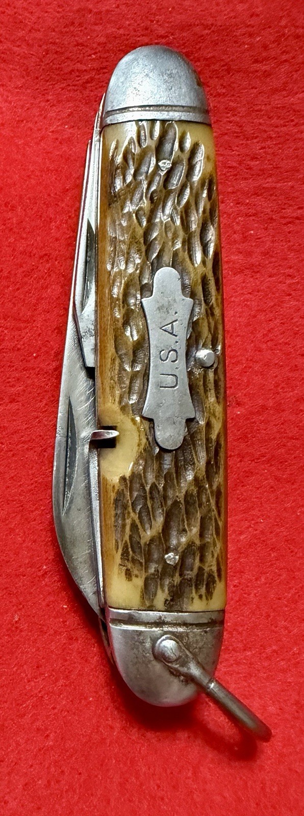 Vintage Camillus 4 Line WW2 Army Combat Engineers Utility Knife