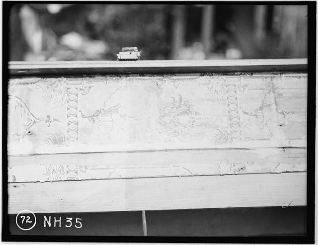 Dover New Hampshire Colonel Paul Wentworth House 1936 Wallpaper Fragment