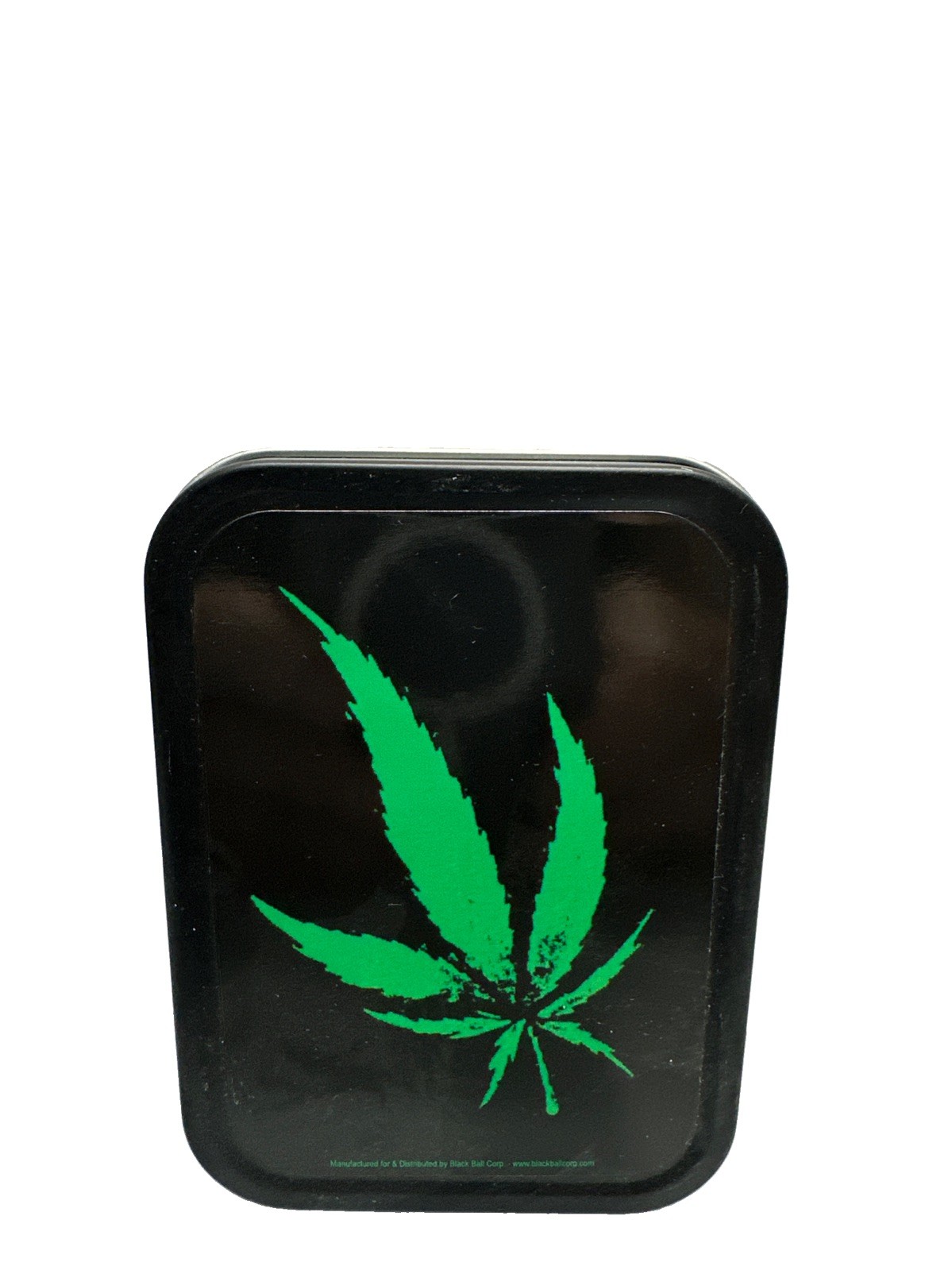 Stash Tins - “Smoking Leaf”Container 4.37 Stash Tins - “Smoking Leaf”Container 4.37