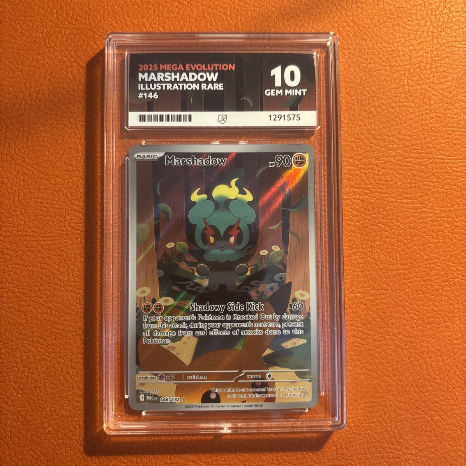 Pokémon TCG Marshadow #146 Mega Evolution IR Pristine Ace Gem Mint 10