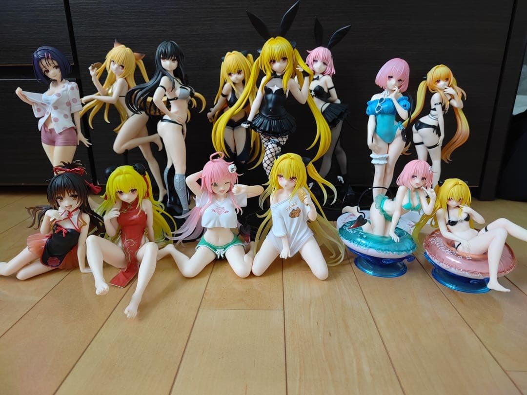 ToLOVEru Figure Lot 14 Pieces Collectible Anime Figures Authentic Japan