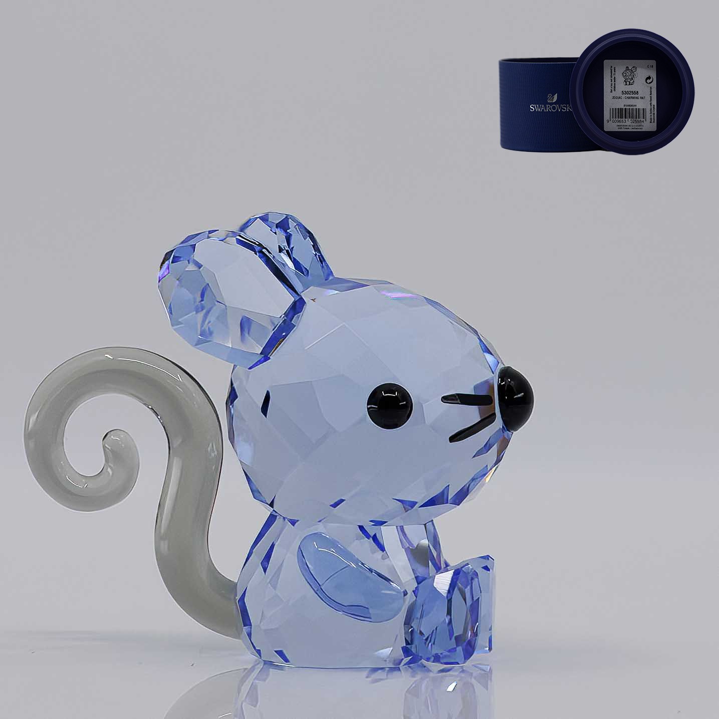 Swarovski Figurine Lovlots Zodiac Asian Icons Charming Rat 5302558