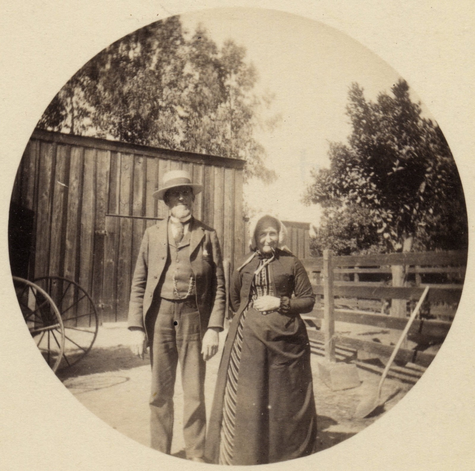 An original Kodak No. 1 snapshot