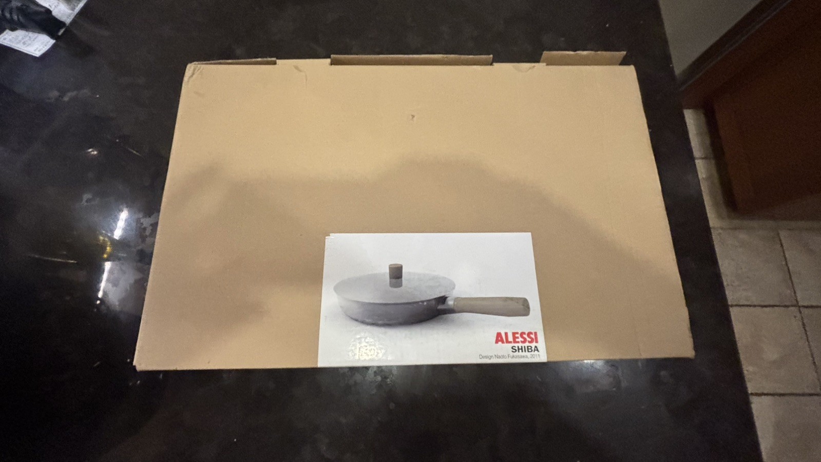 Vintage 2011 ALESSI SHIBA FRYING PAN  NOS now 