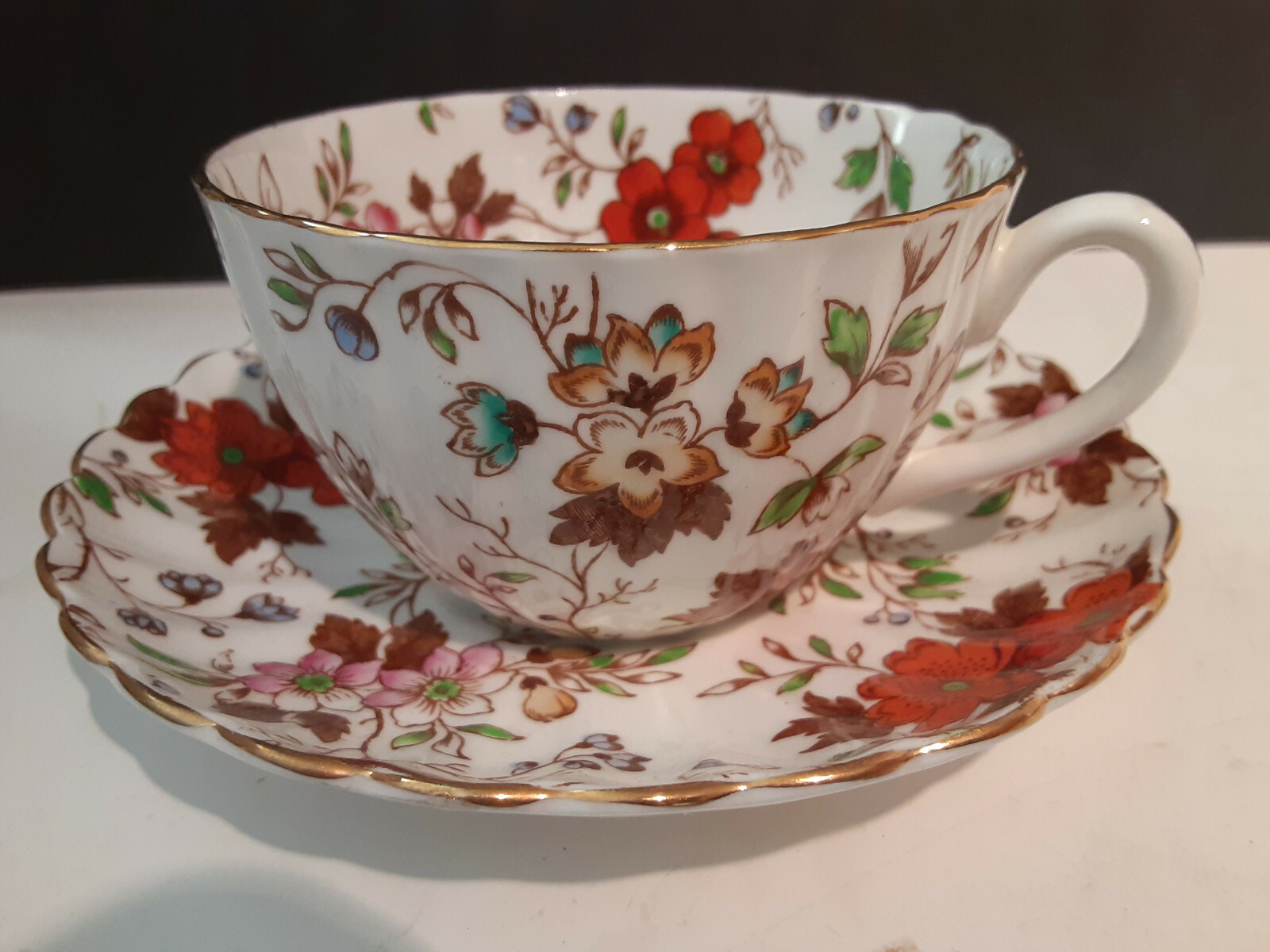 Vintage Samuel Radfords Bone China “ The Gatineau” Porcelain Cup and Saucer L👀k Vintage Samuel Radfords Bone China “ The Gatineau” Porcelain Cup and Saucer L👀k