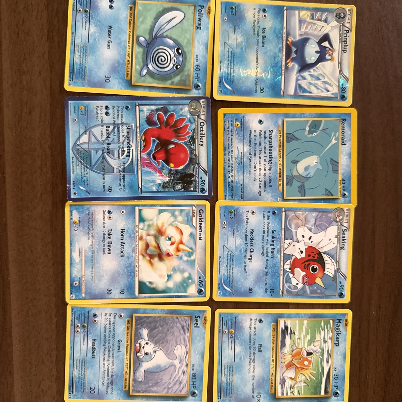 Pokémon Water Energy Lot of 8 NM/M High Quality Pokémon Water Energy Lot of 8 NM/M High Quality