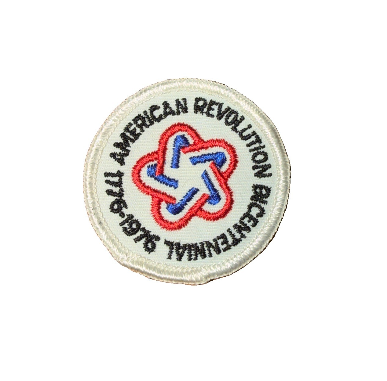 Original 1776-1976 American Revolution Bicentennial Logo Patch 1970s NOS New