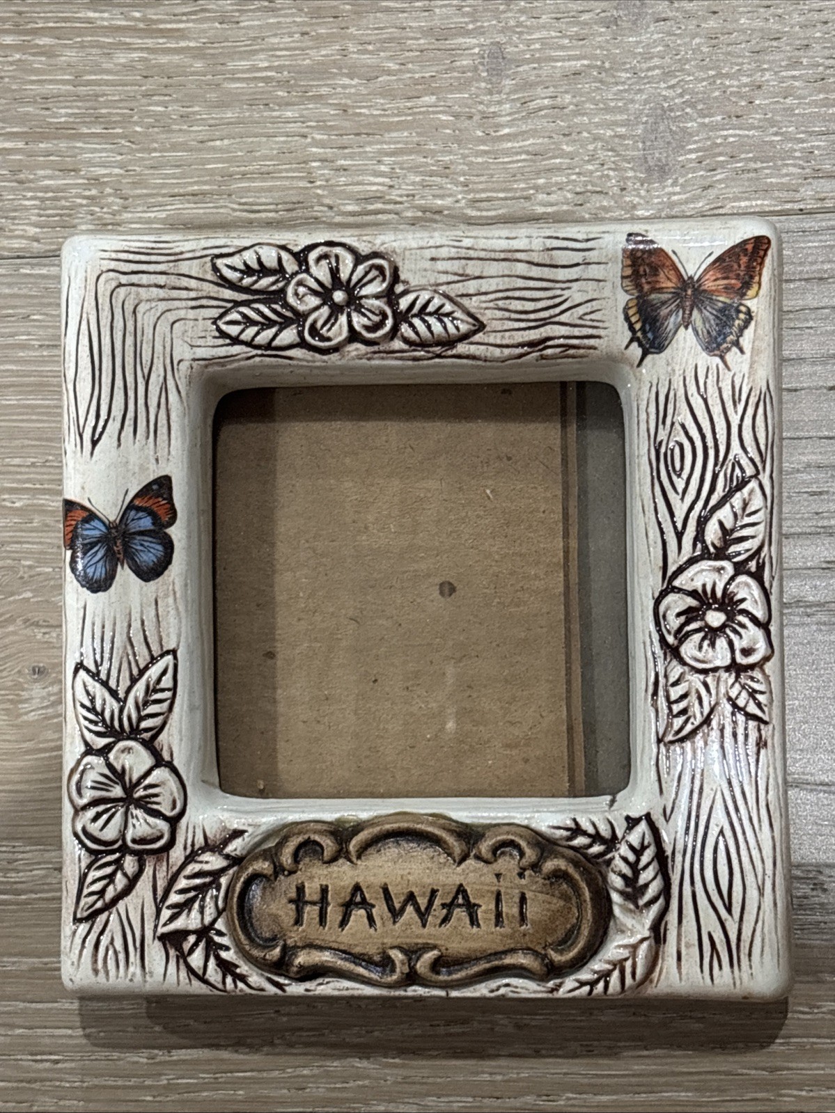 Vintage Hawaii Pictures Frame 3.5x4.5