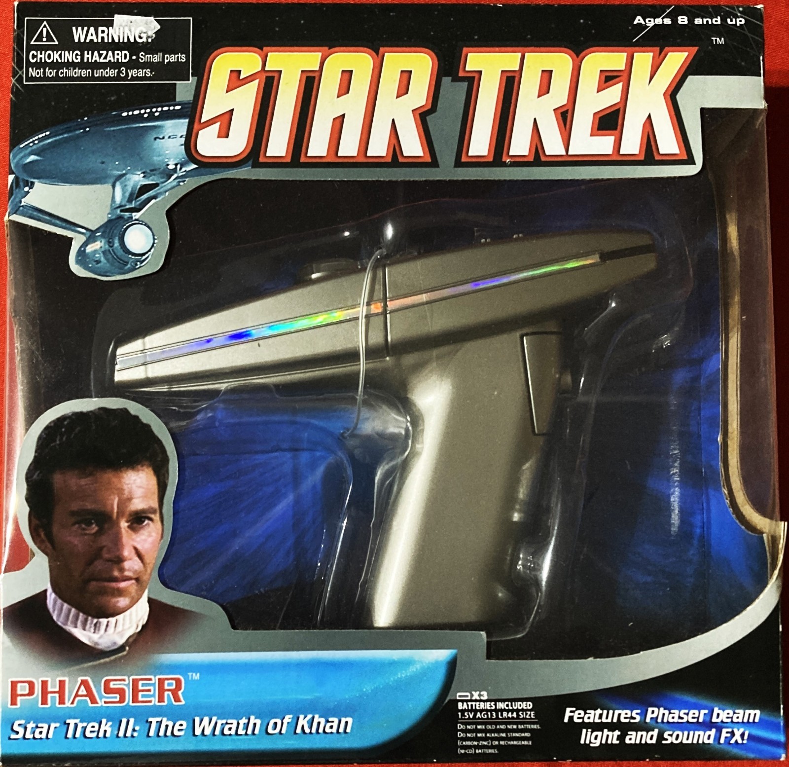 Art Asylum/Diamond Select Star Trek II The Wrath of Khan Phaser Toy