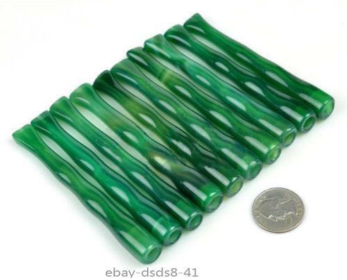 10pcs Handmade Green Agate Stone Cigarette Holders Wholesale 10pcs Handmade Green Agate Stone Cigarette Holders Wholesale