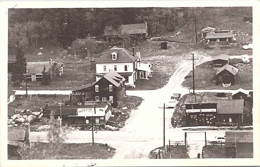 RPPC Leadville CO Birdseye View of Section of Town 1960s era RPPC Leadville CO Birdseye View of Section of Town 1960s era