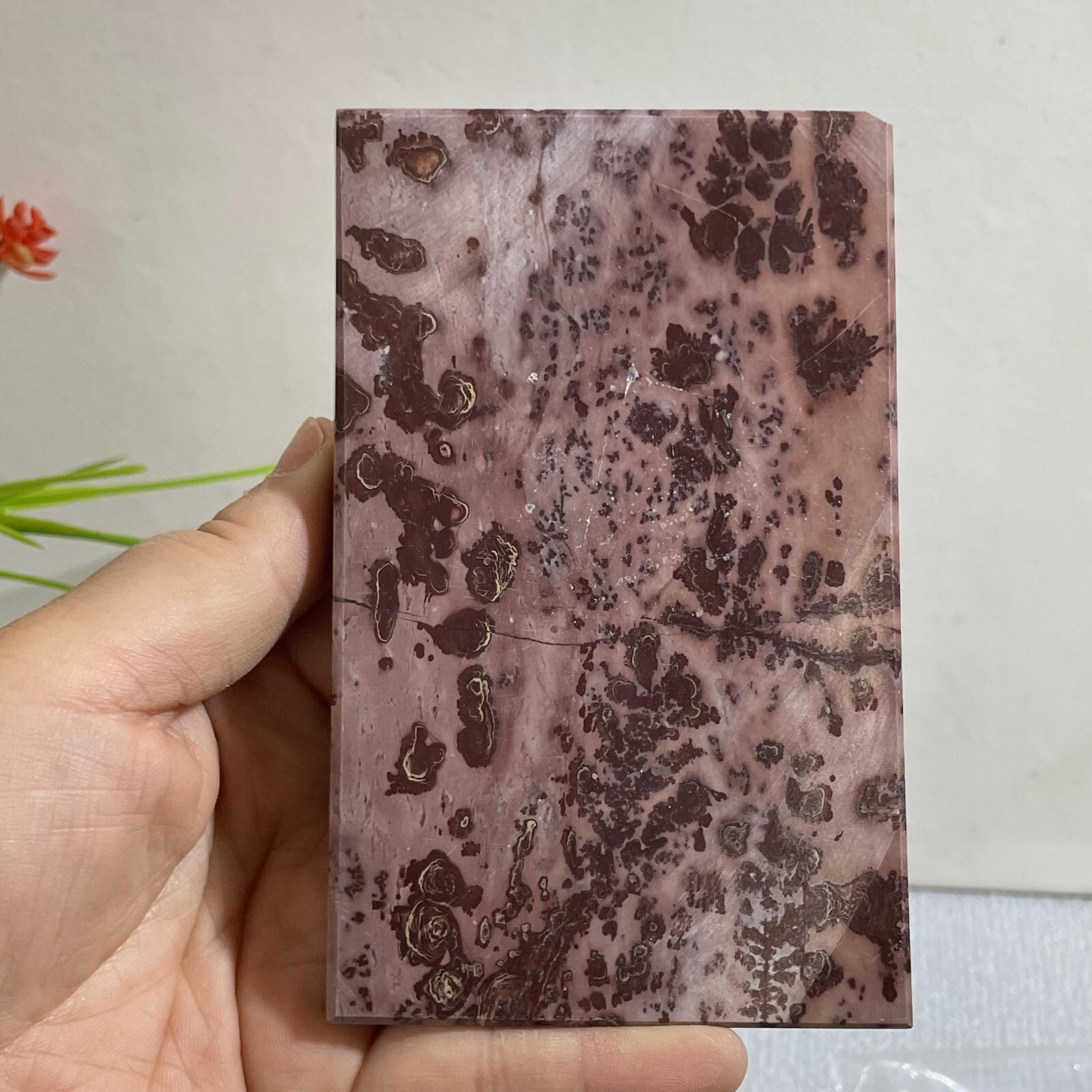 271g Rare Chinese Natural formation Ink painting scenery Stone Mineral specimen