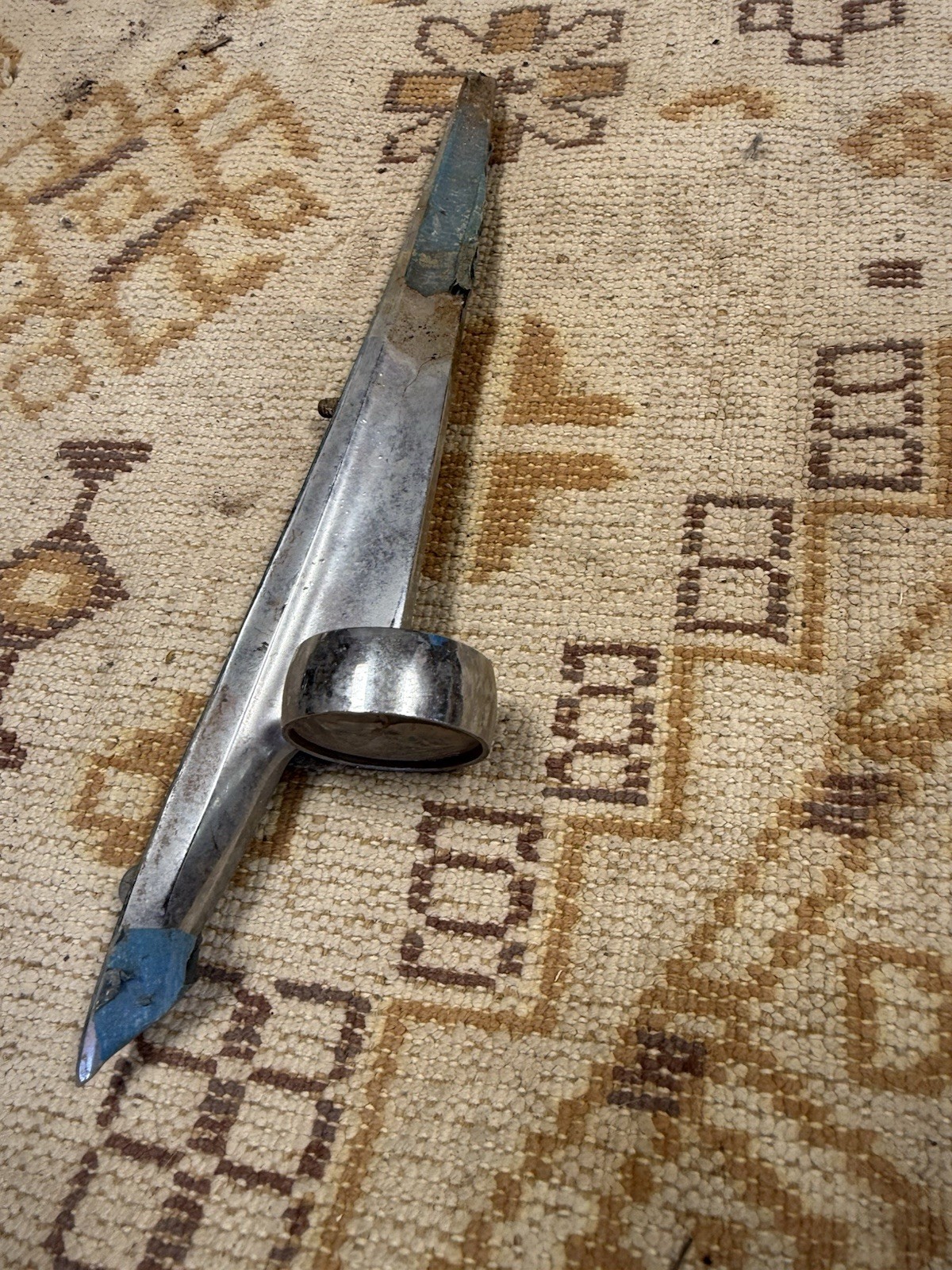 1957 Ford Fairlane Ranchero Custom Chrome Hood Ornament OEM Factory