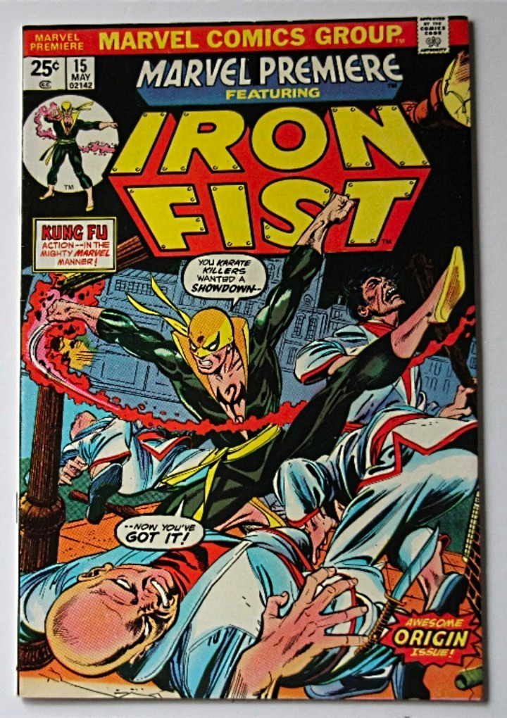 Marvel Comics Marvel Premiere #15 Iron Fist Origin 1974 Roy Thomas Gil Kane Marvel Comics Marvel Premiere #15 Iron Fist Origin 1974 Roy Thomas Gil Kane