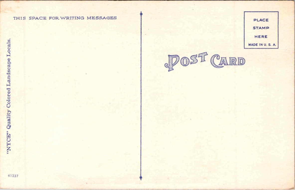 Fishing Scene Men in Boat Giant Fish Oxford Nebraska NE Postcard