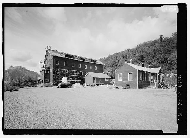 Kennicott Alaska 1900s Kennecott Copper West Bunkhouse Railroad Mining
