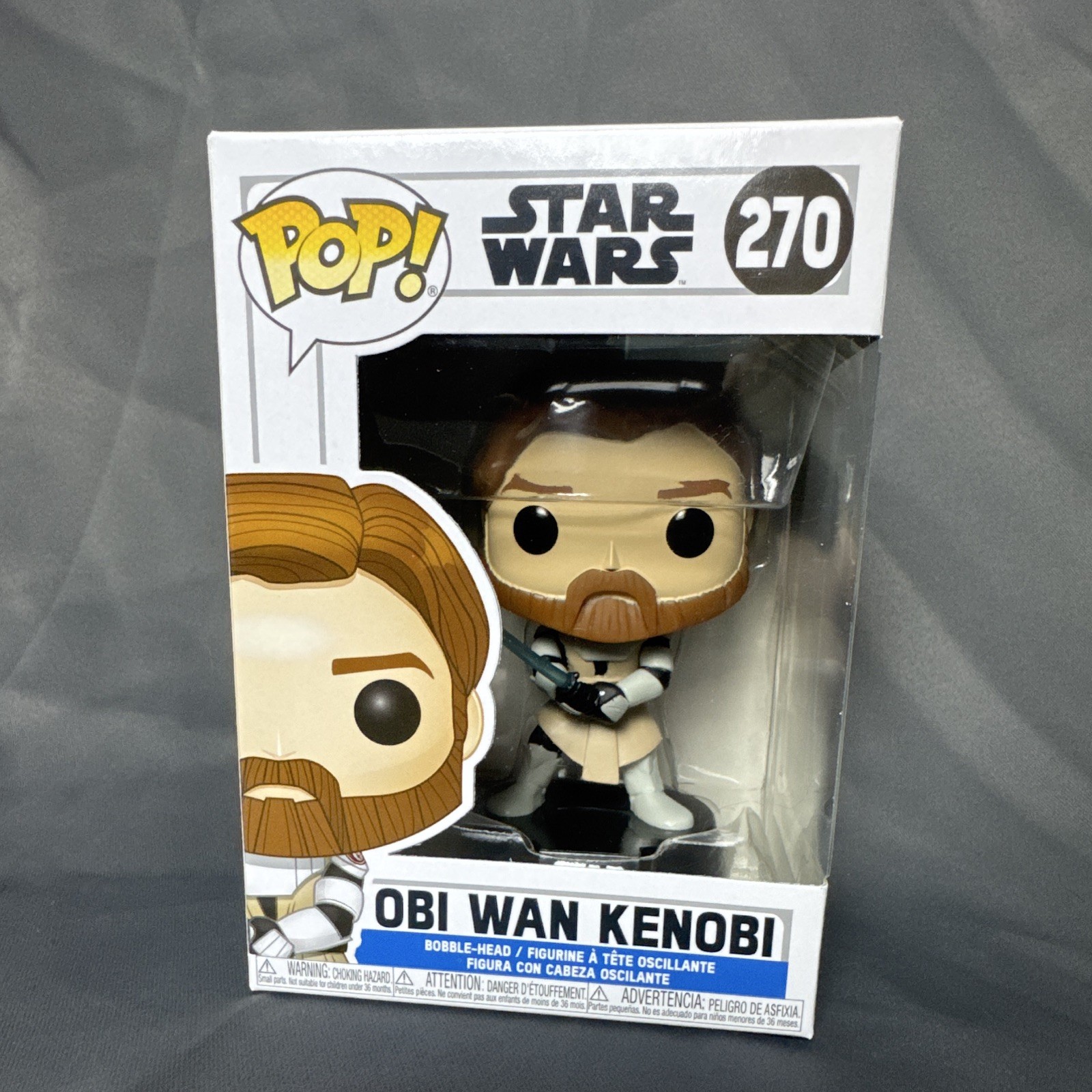 Funko Pop Star Wars The Clone Wars Obi-Wan Kenobi #270 New in Box
