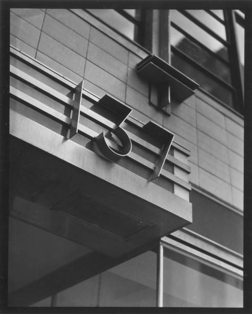 East 57th Street, view of '137' above entrance, New York, 1929. Ar- Old Photo 1 East 57th Street, view of '137' above entrance, New York, 1929. Ar- Old Photo 1