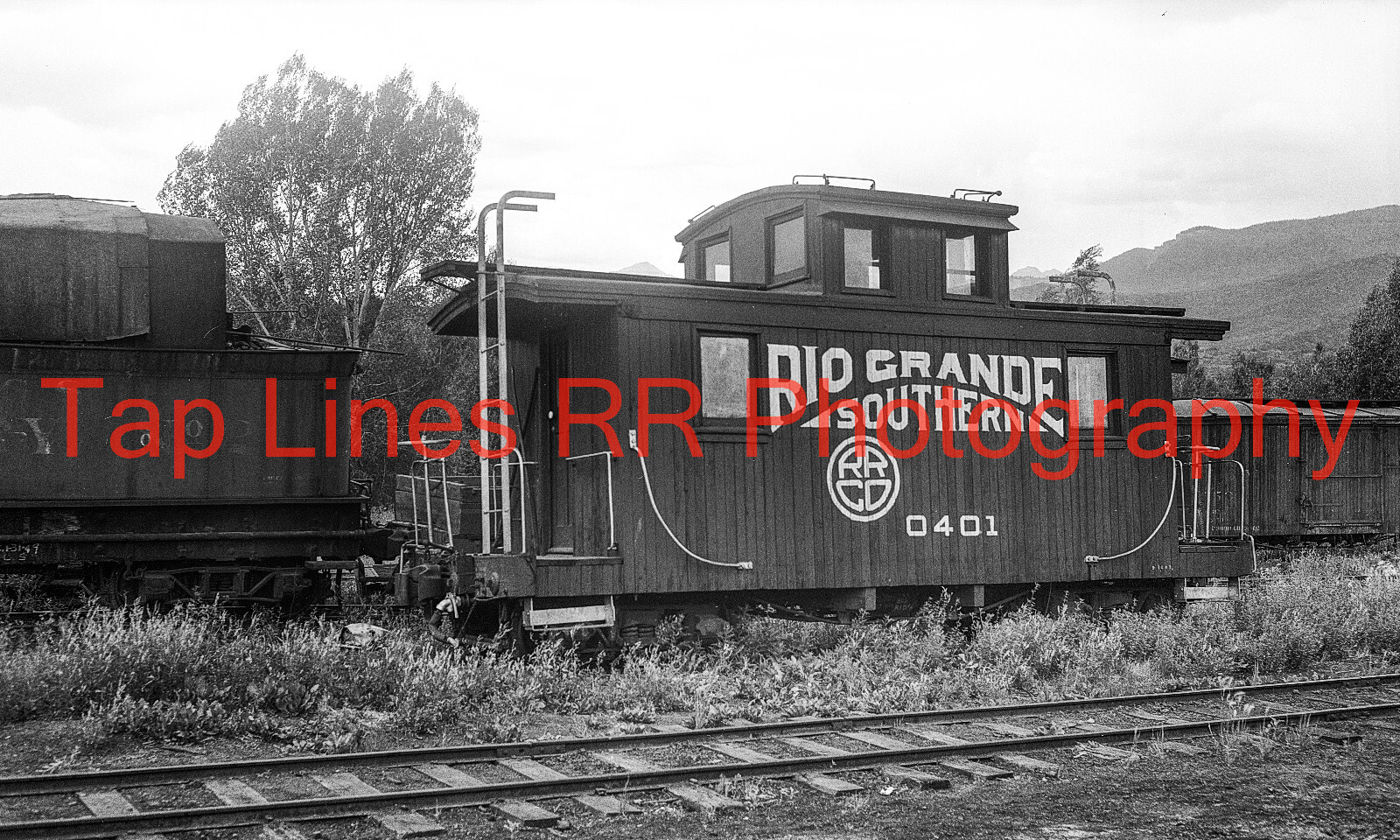 Rio Grande Southern #0401 Caboose Ridgeway CO 6-1950  NEW 5X8 PHOTO