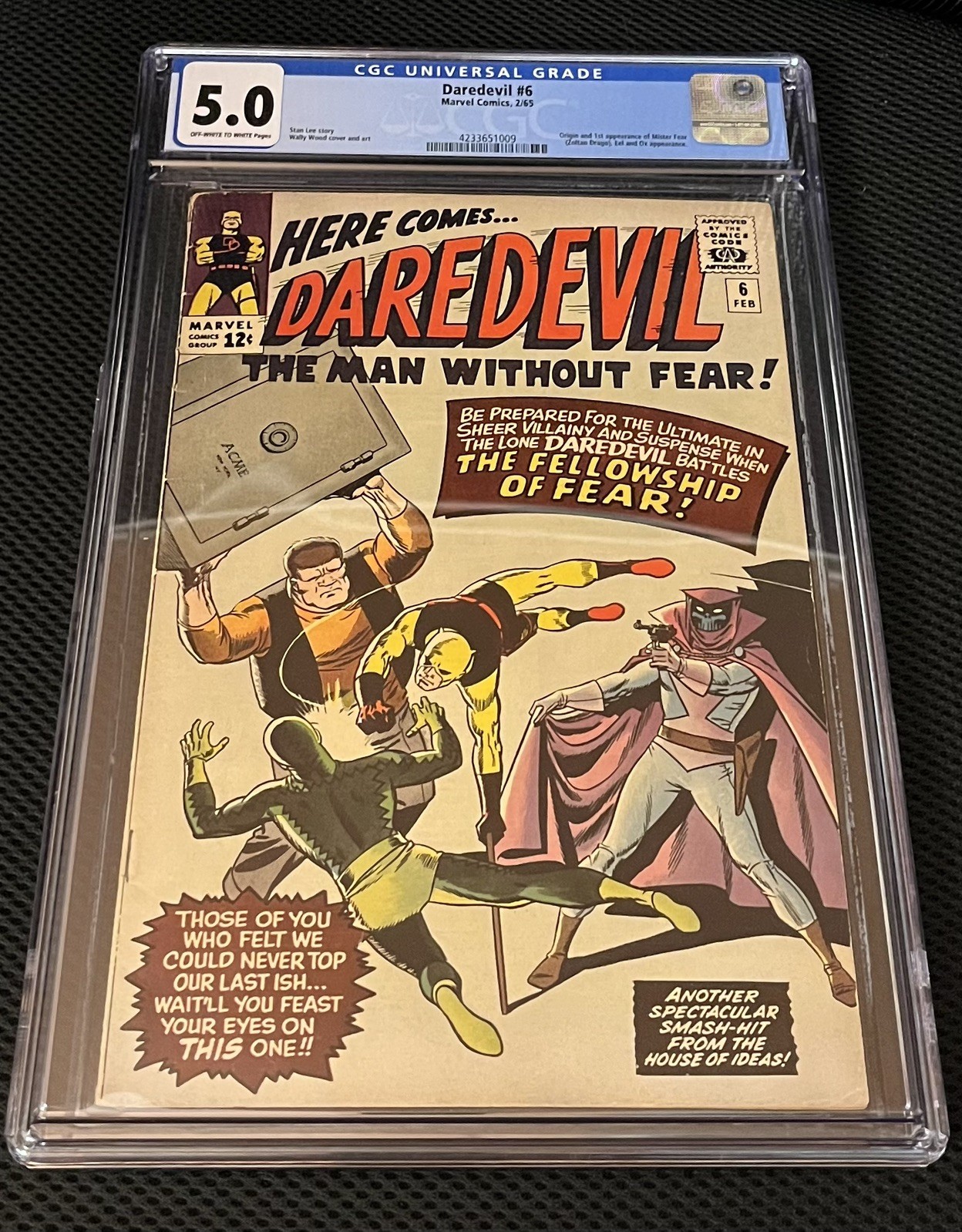 Daredevil #6 (1965) in Original Yellow 💛 CGC 5.0