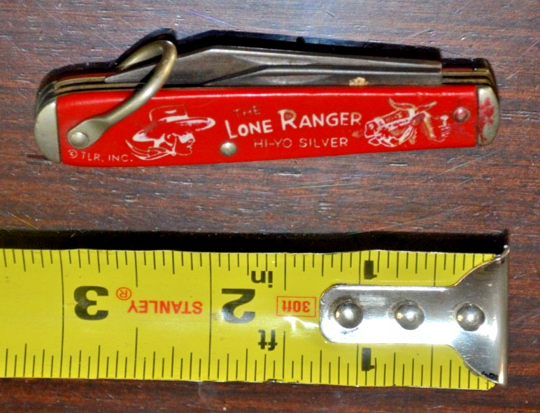 Vtg The Lone Ranger HI-YO Silver CAMCO 1950\'s Pocket Knife